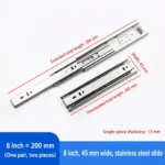 Stainless steel, 8 inch, 45 mm — SL-681729914218-SS-08