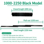 Black, 1000-2250 mm — SL-654477161476-12