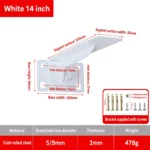 White 14 inch. Support surface 330mm. Weight 478g. — BR-707380795324-12