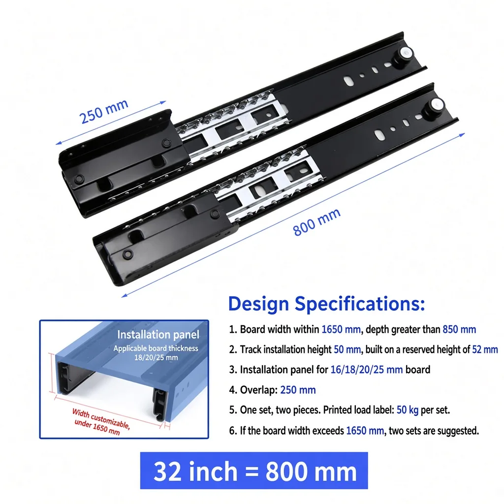 Slide, 32 inch, 800 mm — SL-931193723606-13