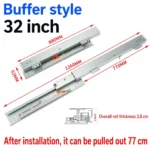 Buffer style, 32 inch, silver — SL-610083966871-13
