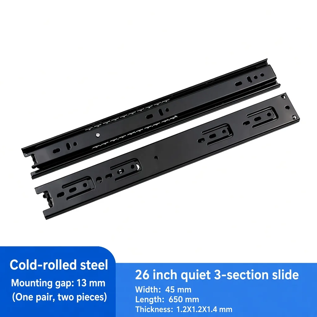 Quiet 3-section, 26 inch, black — SL-587618866545-Q26B
