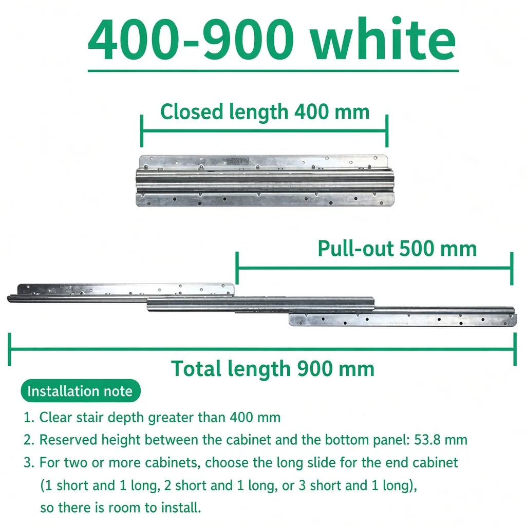 White, 400-900 mm — SL-654477161476-14
