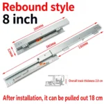 Rebound style, 8 inch, silver — SL-610083966871-14