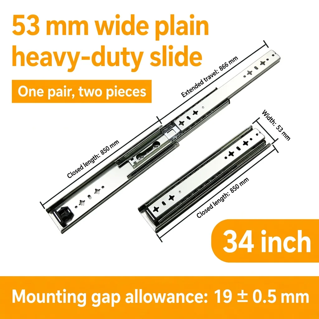 Plain, 34 inch, silver — SL-877604804928-P34