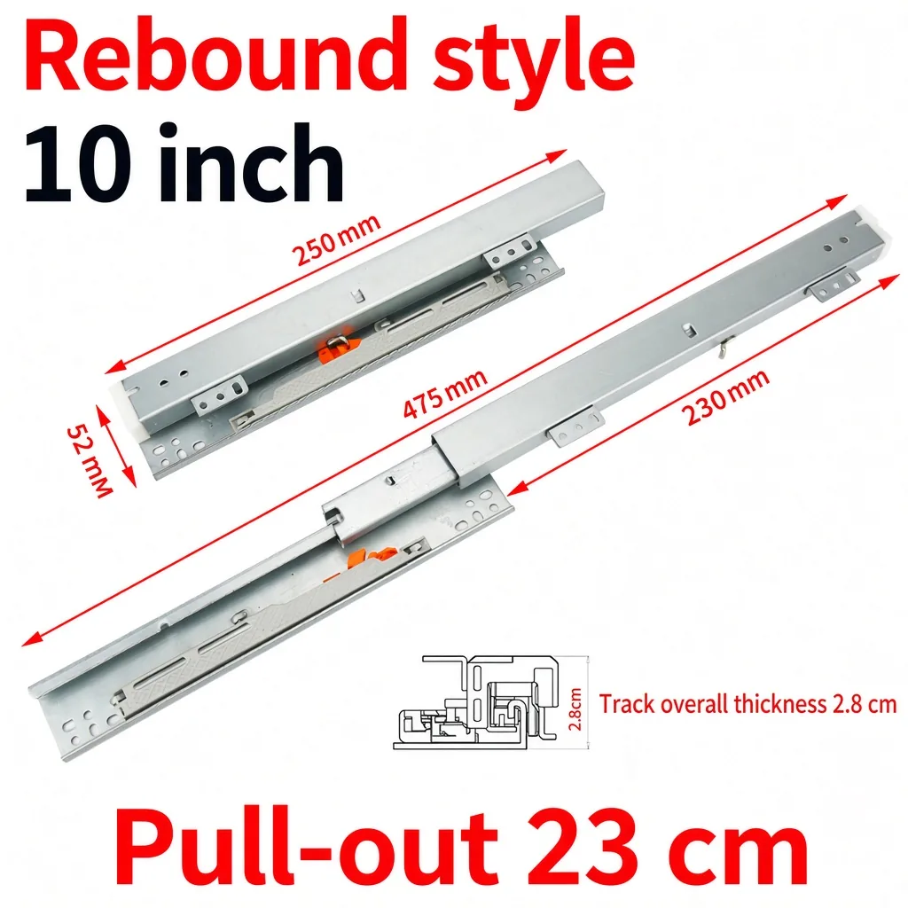 Rebound style, 10 inch, silver — SL-610083966871-15