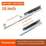 Thickened slide, 16 inch — SL-720950212392-16