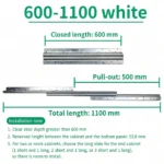 White, 600-1100 mm — SL-654477161476-16