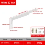 White 22 inch, 5mm. Support surface 540mm. Weight 1720g. — BR-705528244310-19