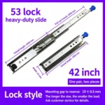 Lock slide, 42 inch — SL-911238579038-17