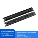 Quiet 3-section, 36 inch, black — SL-587618866545-Q36B