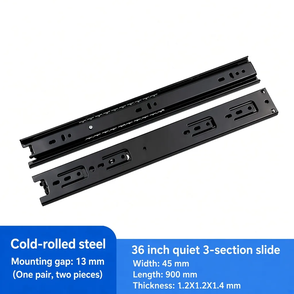 Quiet 3-section, 36 inch, black — SL-587618866545-Q36B