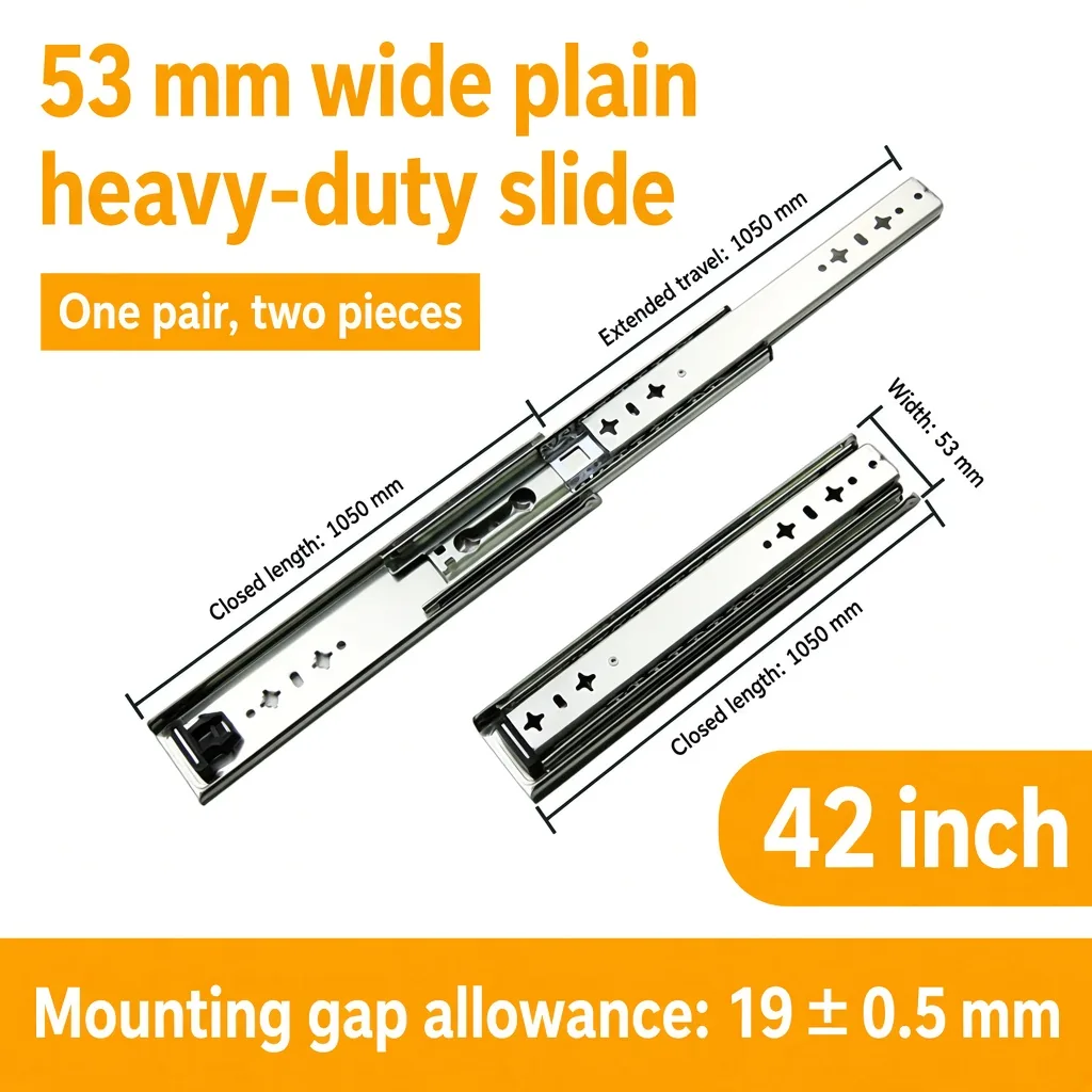 Plain, 42 inch, silver — SL-877604804928-P42