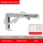 Stainless steel, 10 inch — BR-715363113385-18