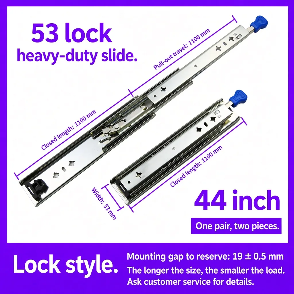 Lock slide, 44 inch — SL-911238579038-18
