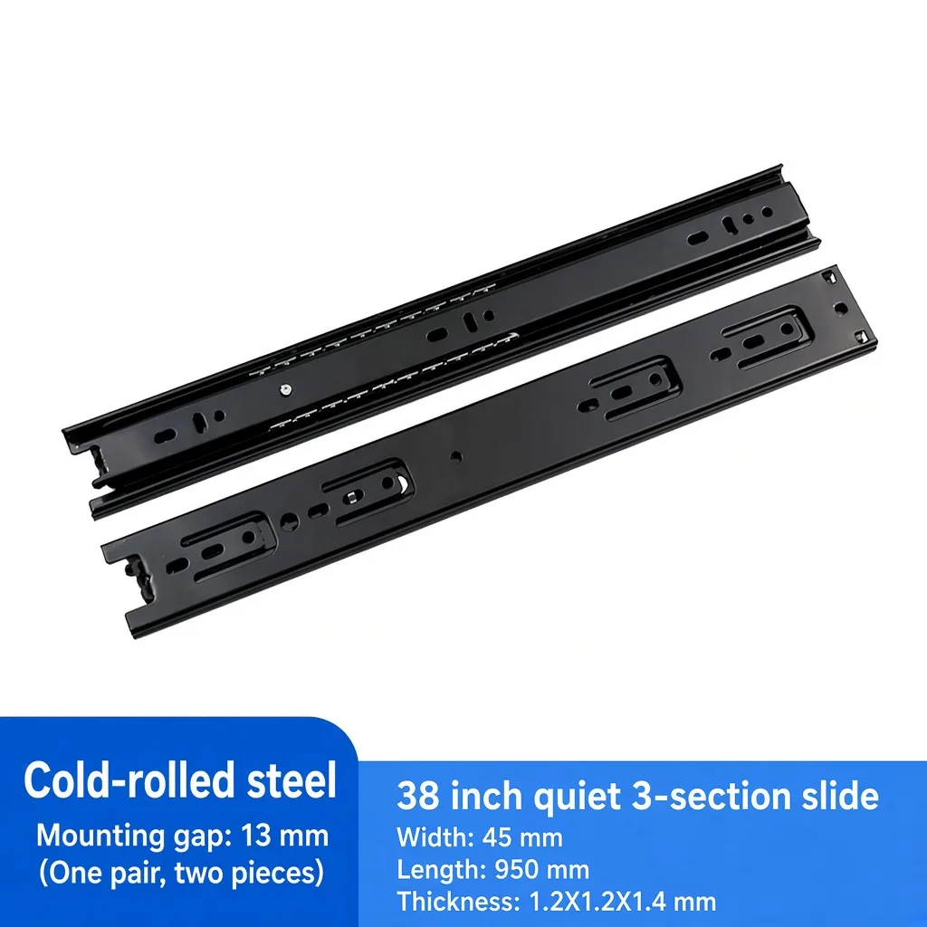 Quiet 3-section, 38 inch, black — SL-587618866545-Q38B