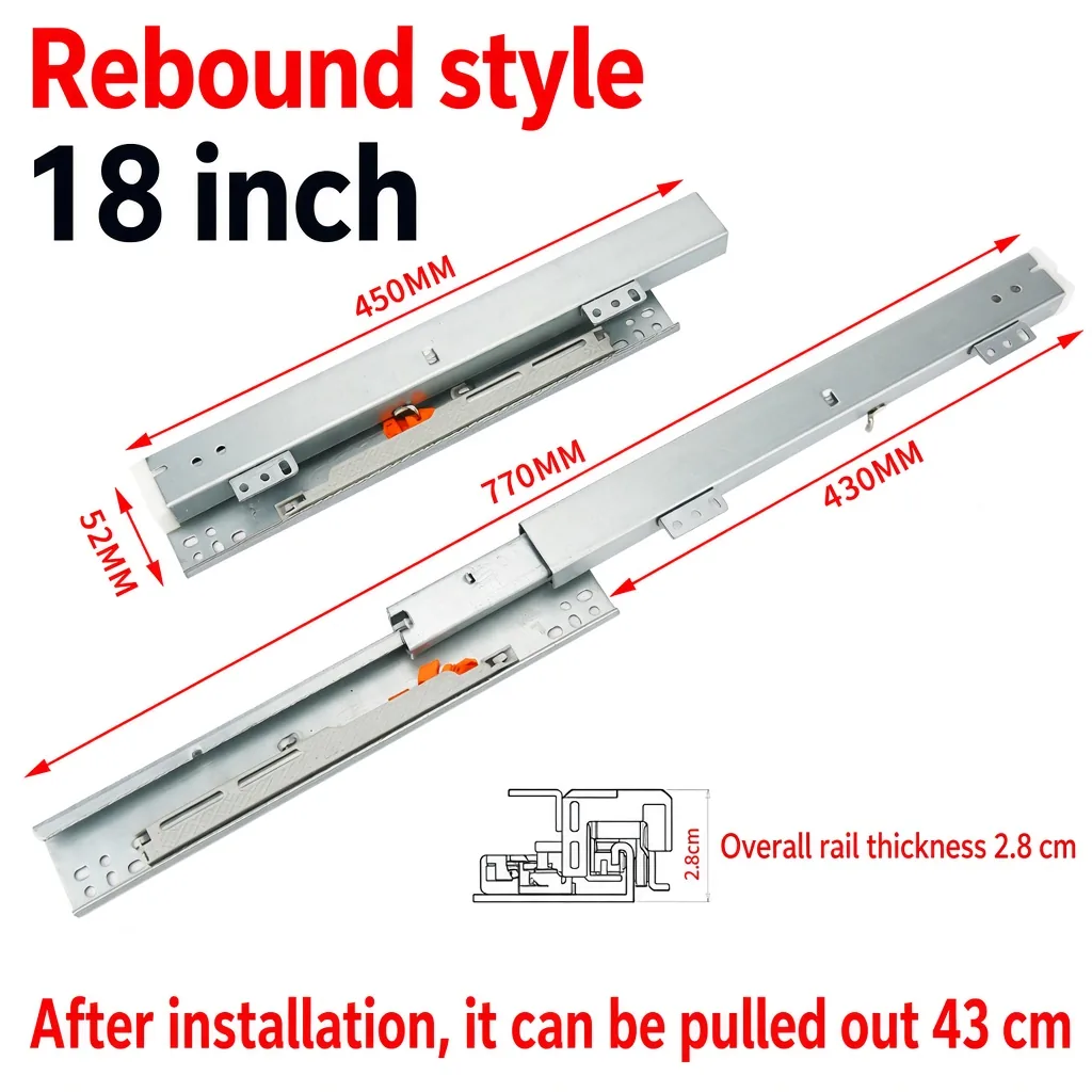 Rebound style, 18 inch, silver — SL-610083966871-19