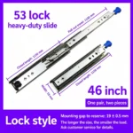 Lock slide, 46 inch — SL-911238579038-19