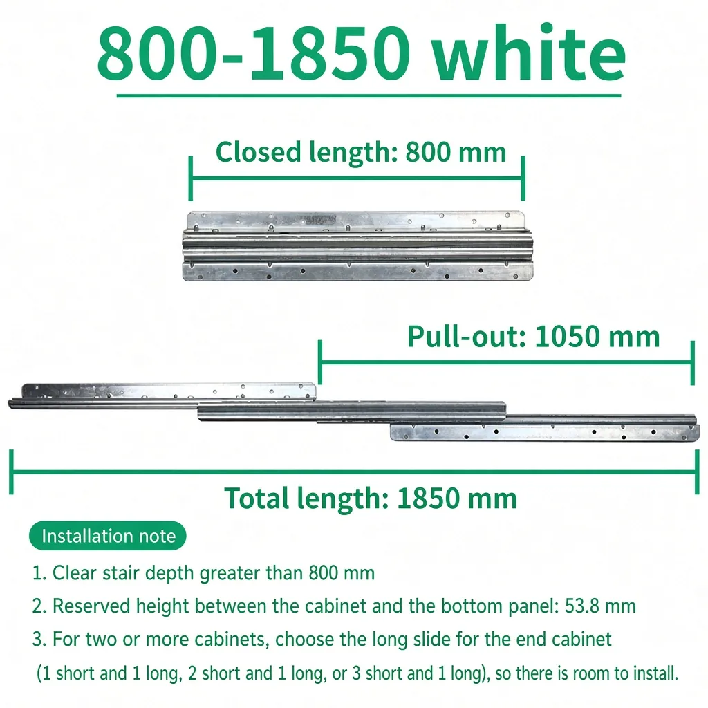 White, 800-1850 mm — SL-654477161476-20