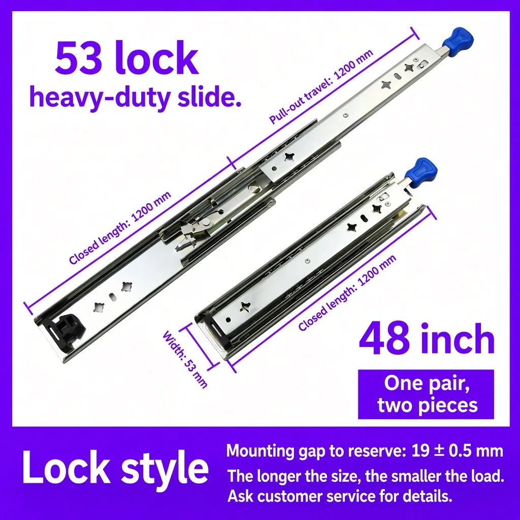 Lock slide, 48 inch — SL-911238579038-20
