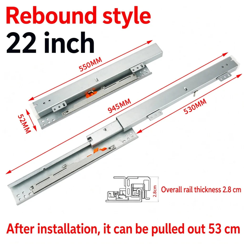 Rebound style, 22 inch, silver — SL-610083966871-21
