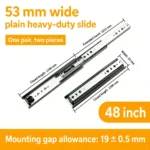 Plain, 48 inch, silver — SL-877604804928-P48