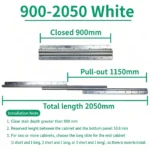 White, 900-2050 mm — SL-654477161476-21