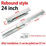 Rebound style, 24 inch, silver — SL-610083966871-22