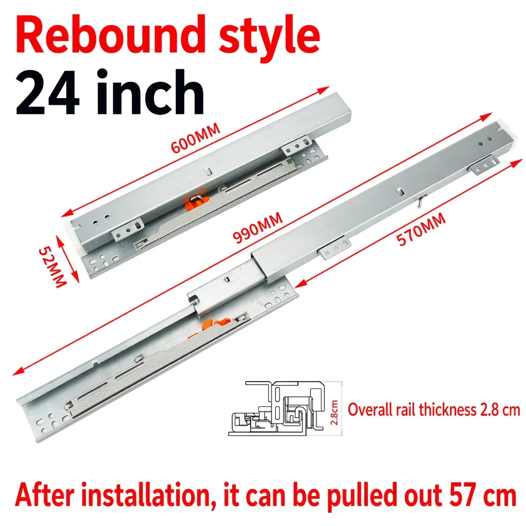 Rebound style, 24 inch, silver — SL-610083966871-22