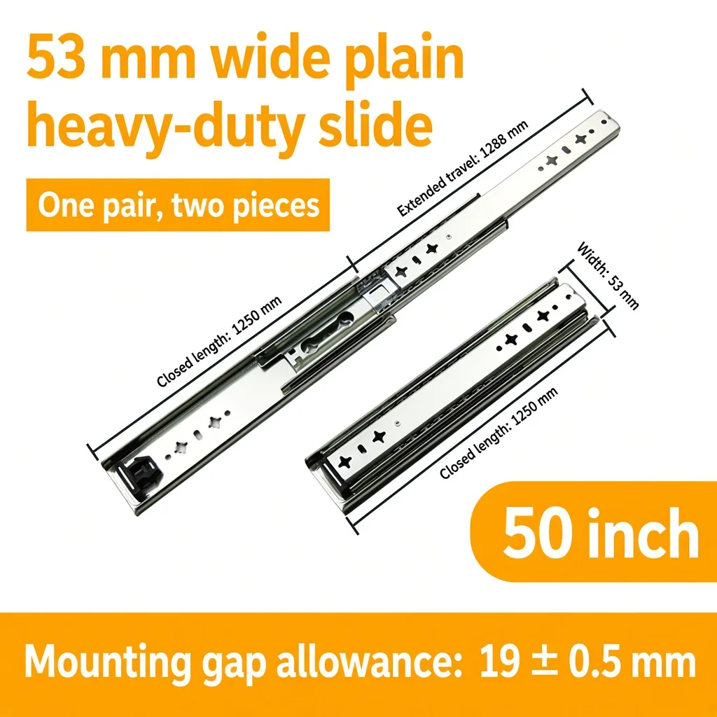 Plain, 50 inch, silver — SL-877604804928-P50