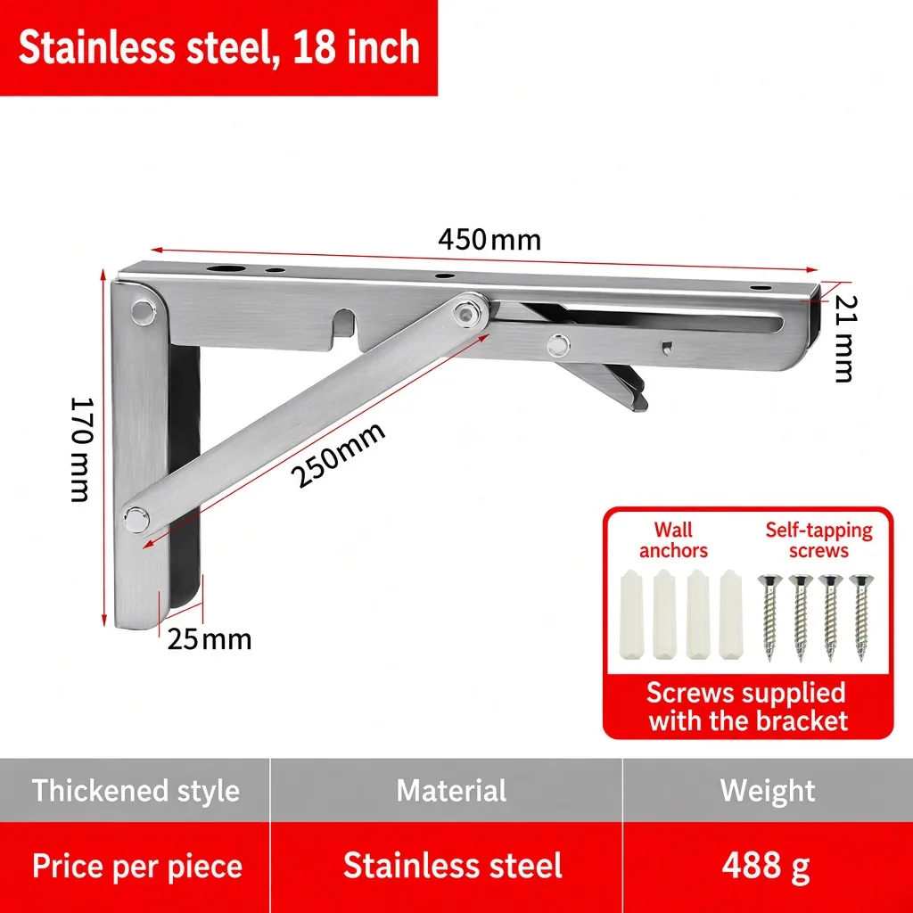 Stainless steel, 18 inch — BR-715363113385-22