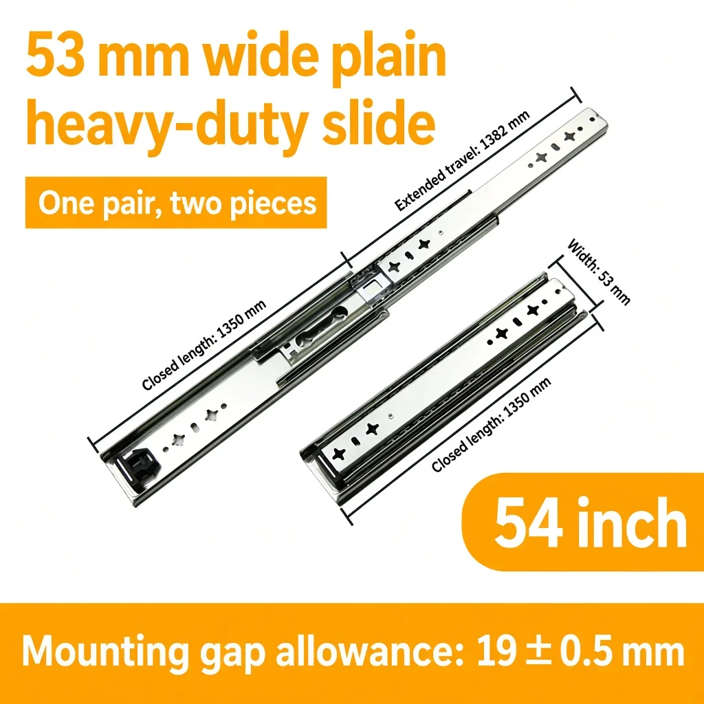 Plain, 54 inch, silver — SL-877604804928-P54