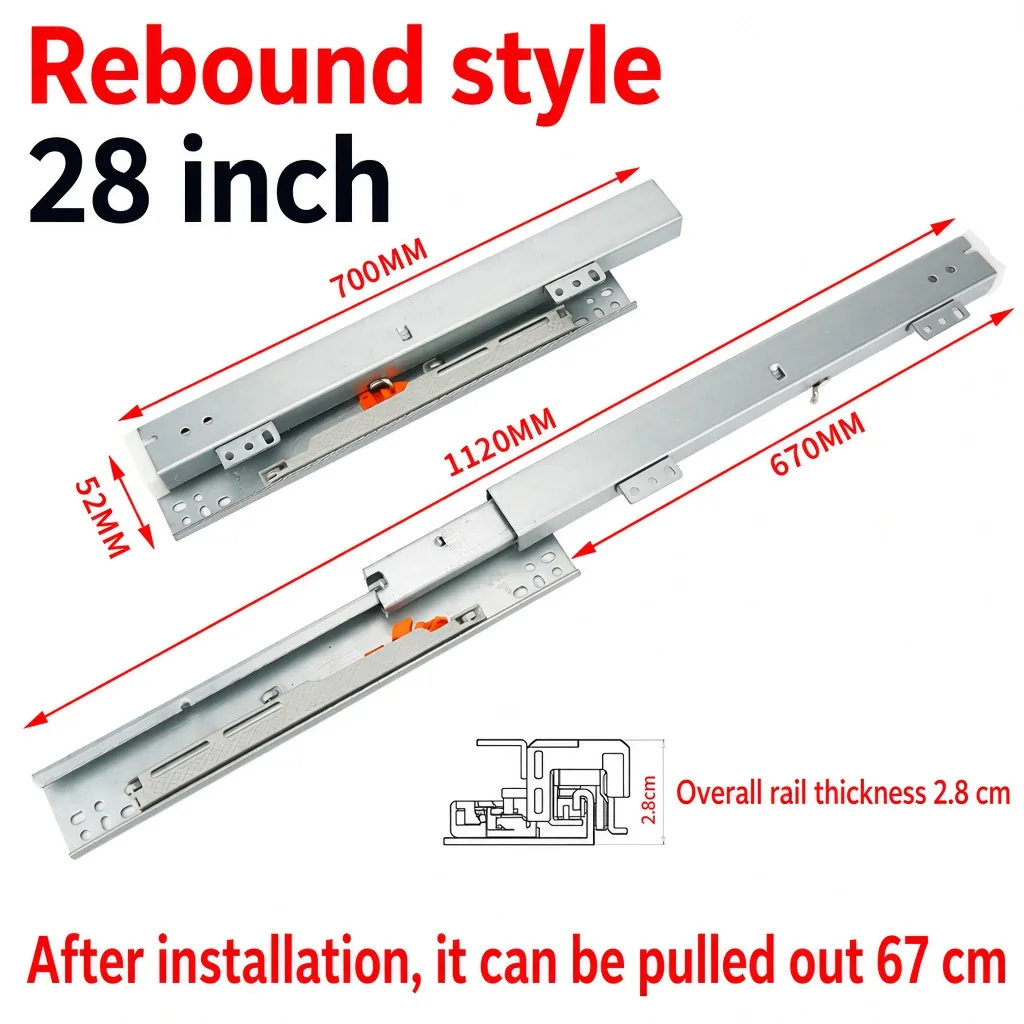 Rebound style, 28 inch, silver — SL-610083966871-24
