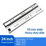 Heavy-duty slide, 24 inch — SL-654477161476-25