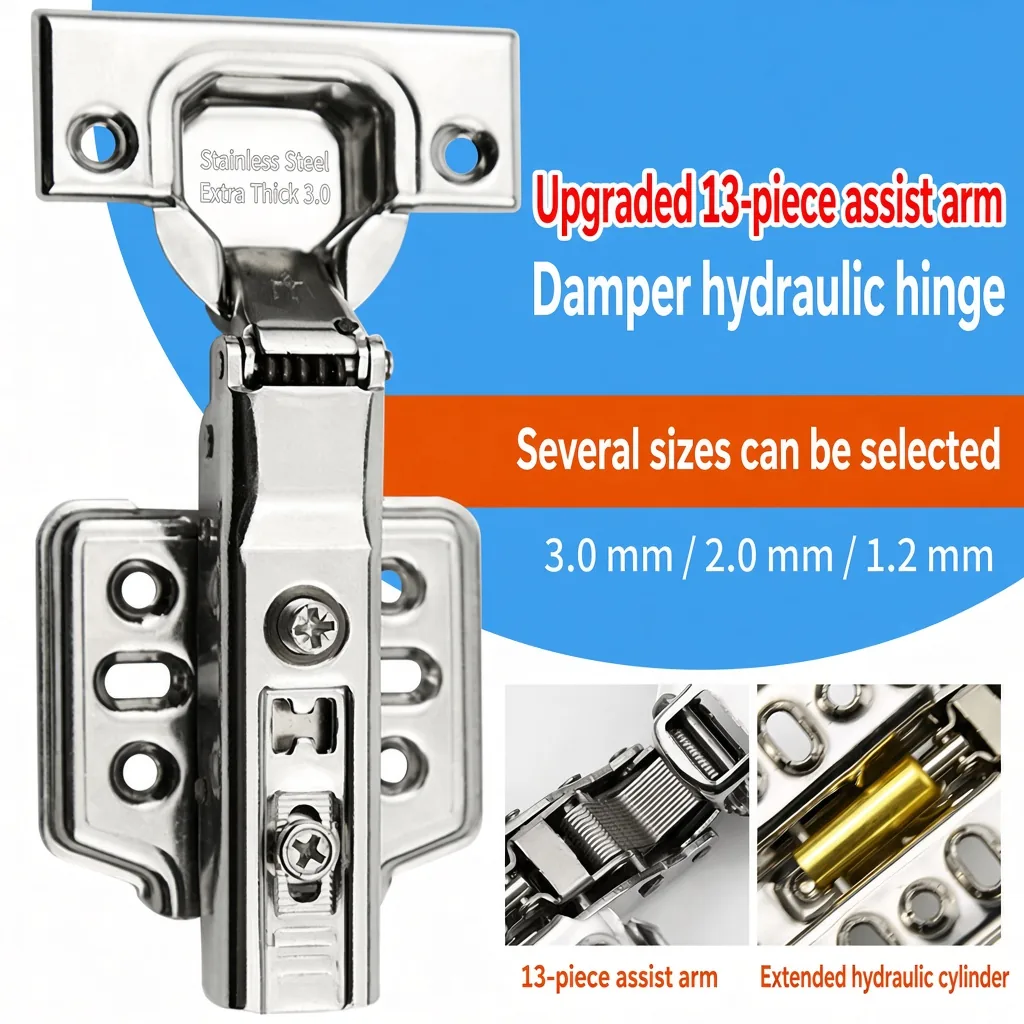 Hinge, printed 3.0 / 2.0 / 1.2 mm — HN-855340420077-M2