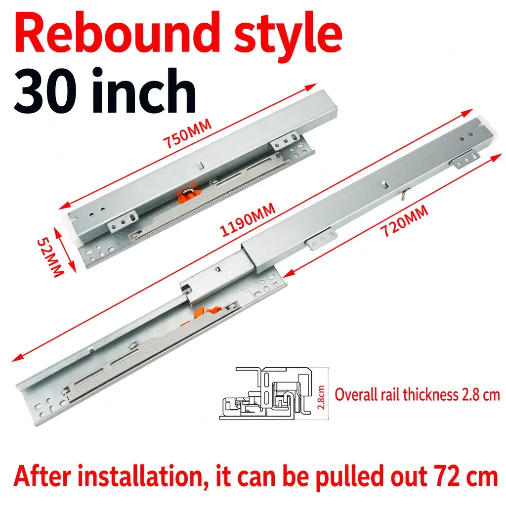 Rebound style, 30 inch, silver — SL-610083966871-25