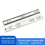 Quiet 3-section, 20 inch, silver — SL-587618866545-Q20S