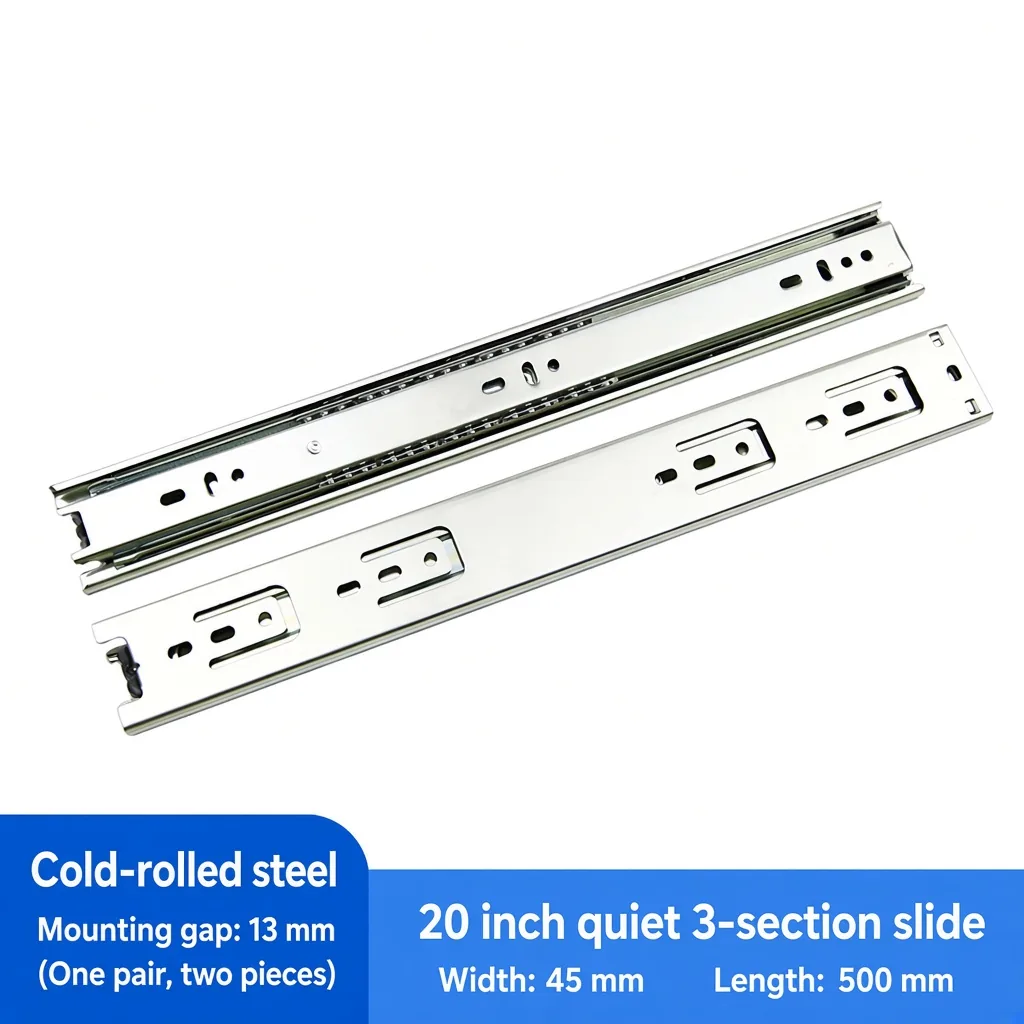Quiet 3-section, 20 inch, silver — SL-587618866545-Q20S