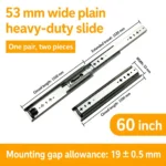 Plain, 60 inch, silver — SL-877604804928-P60