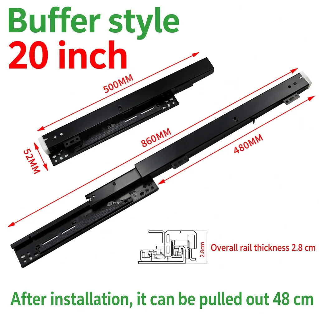 Buffer style, 20 inch, black — SL-610083966871-32