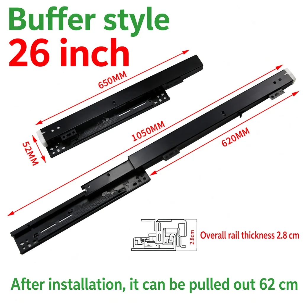 Buffer style, 26 inch, black — SL-610083966871-35