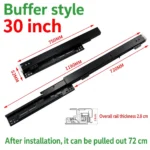 Buffer style, 30 inch, black — SL-610083966871-37