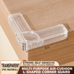 Air-Cushion L-Shaped · Transparent PVC · 4 × 1.1 × 0.6 cm — JY-1688-1070490566013-AIR-L