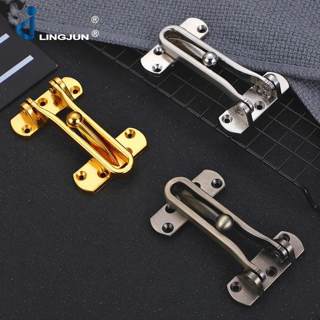 Swing-Bar Door Guard Latch
