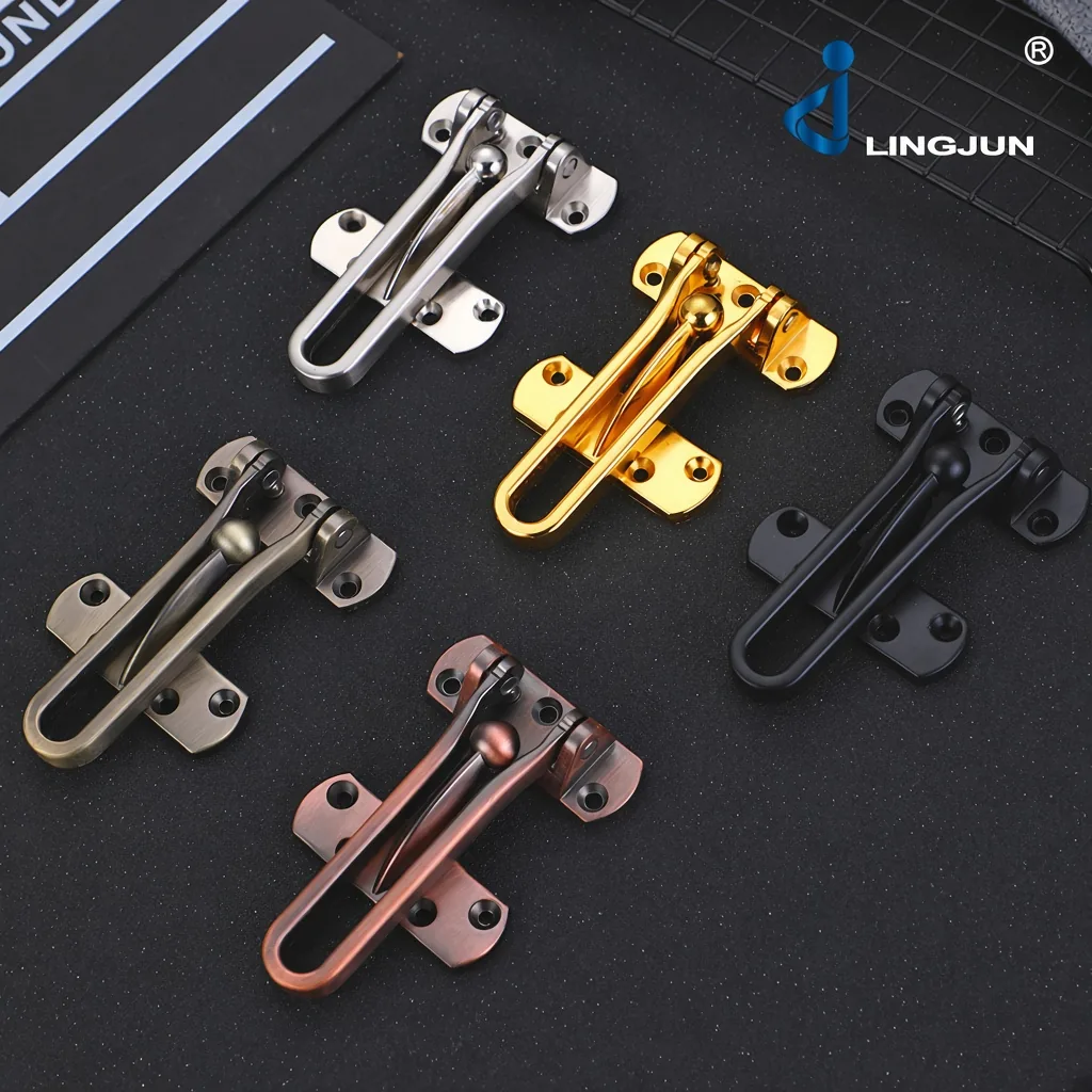 Swing-Bar Door Guard Latch