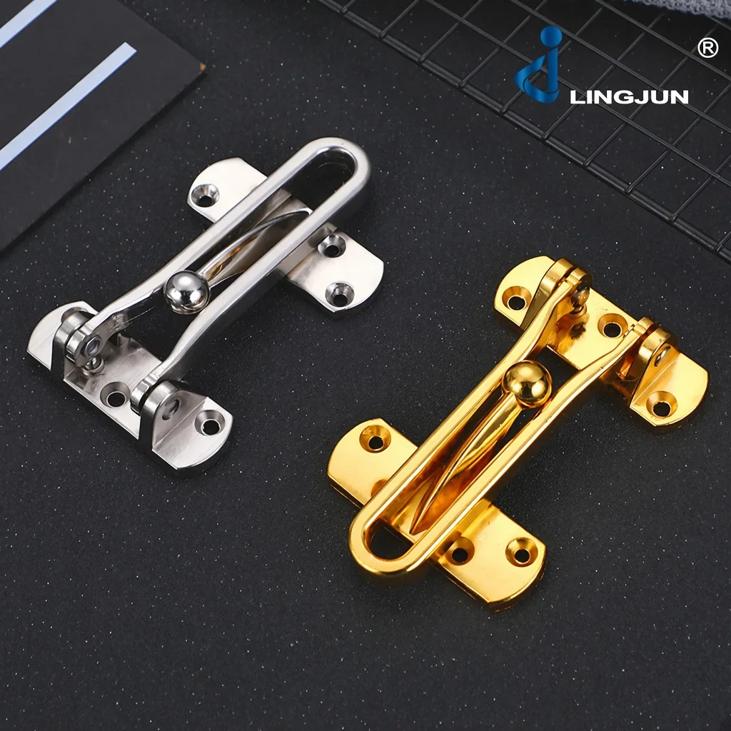 Swing-Bar Door Guard Latch