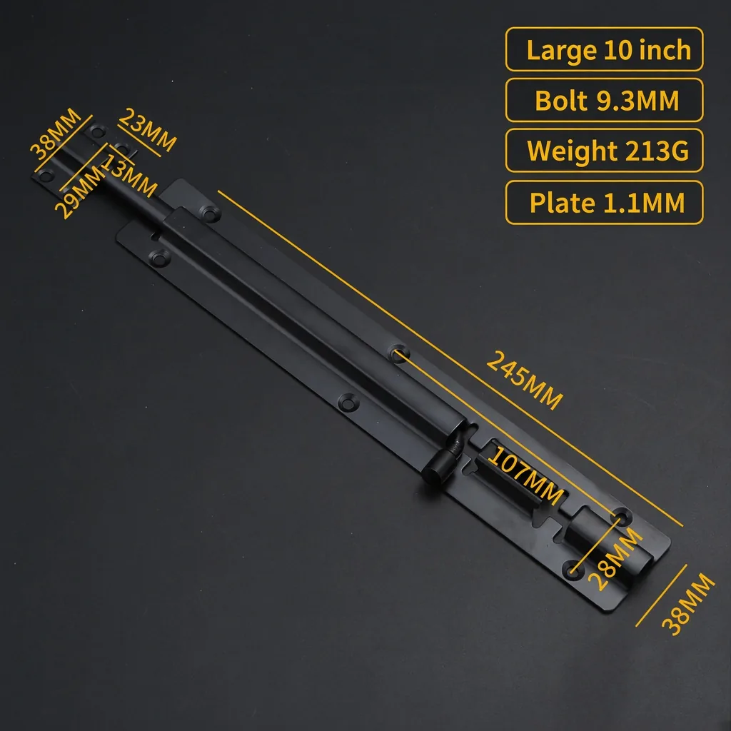 10 inch, matte black — SB-926201589036-10MB