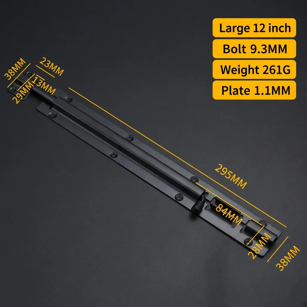 12 inch, matte black — SB-926201589036-12MB