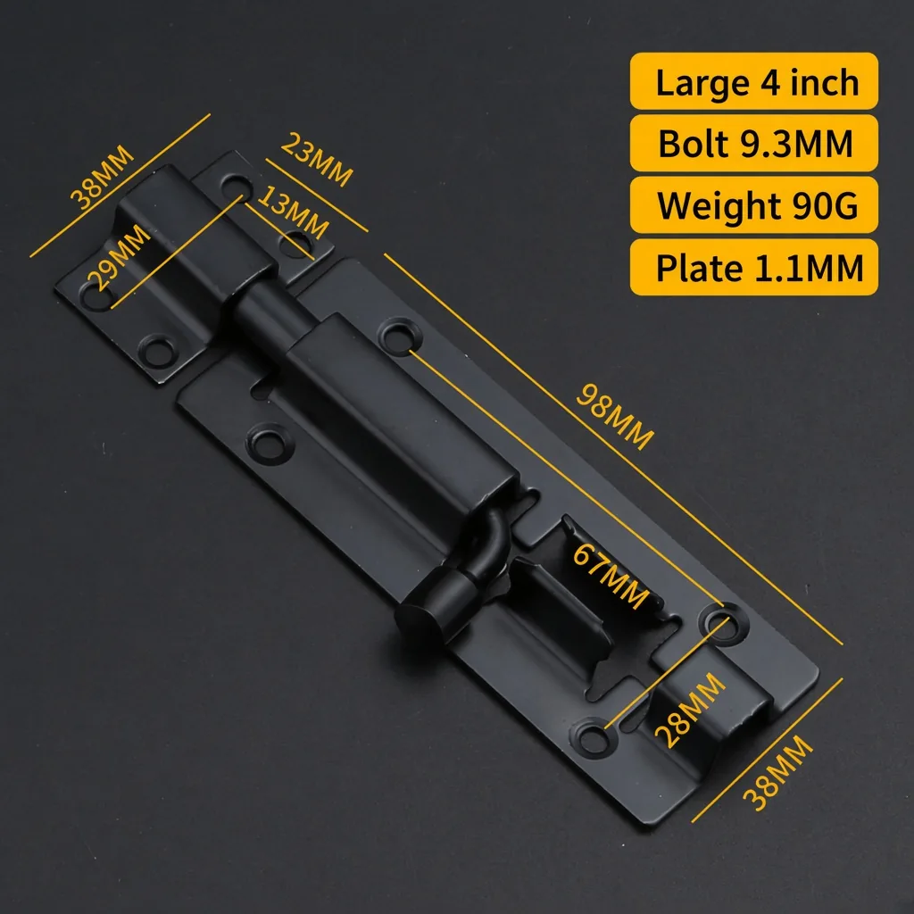 4 inch, matte black — SB-926201589036-4MB