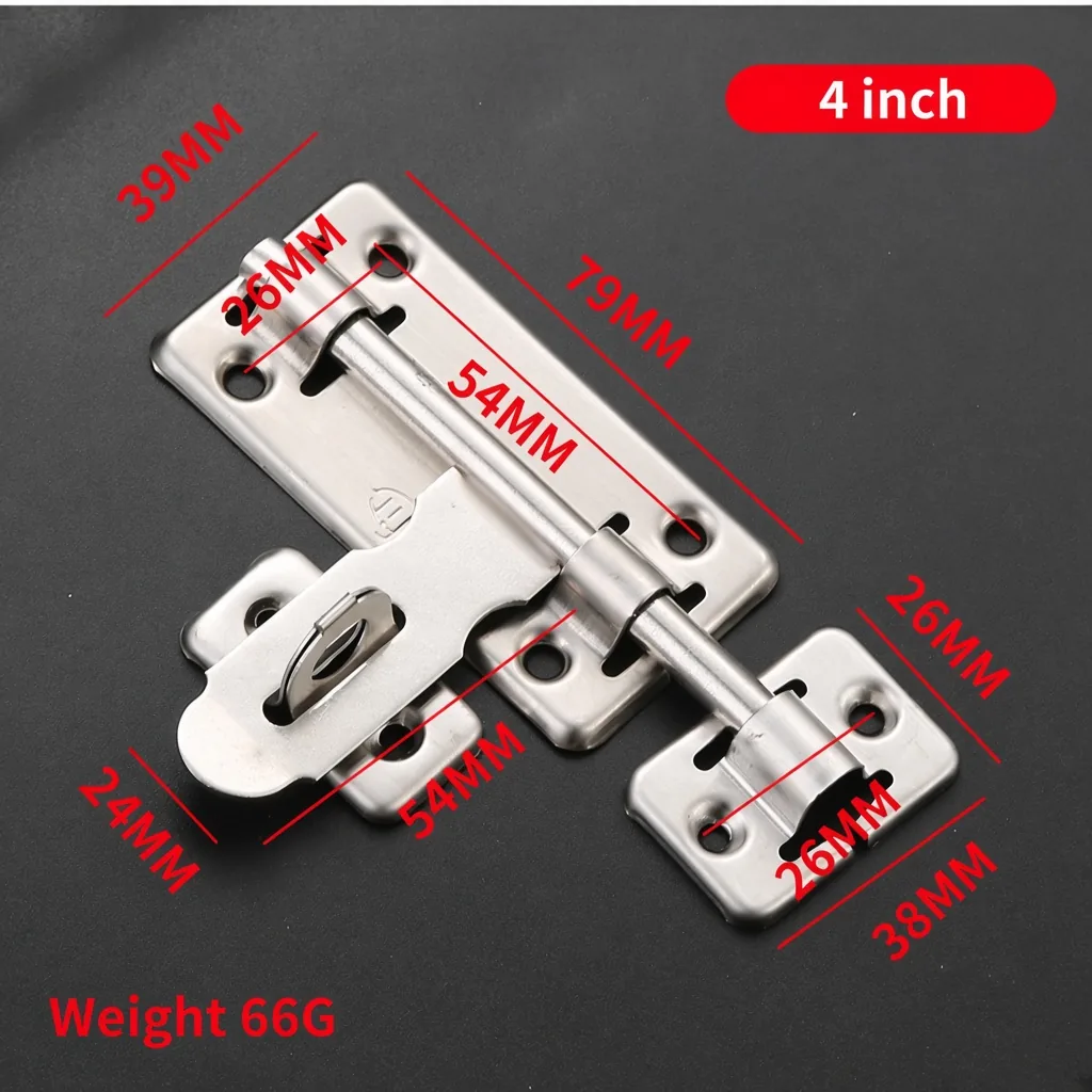 Slide Bolt with Loop Keeper